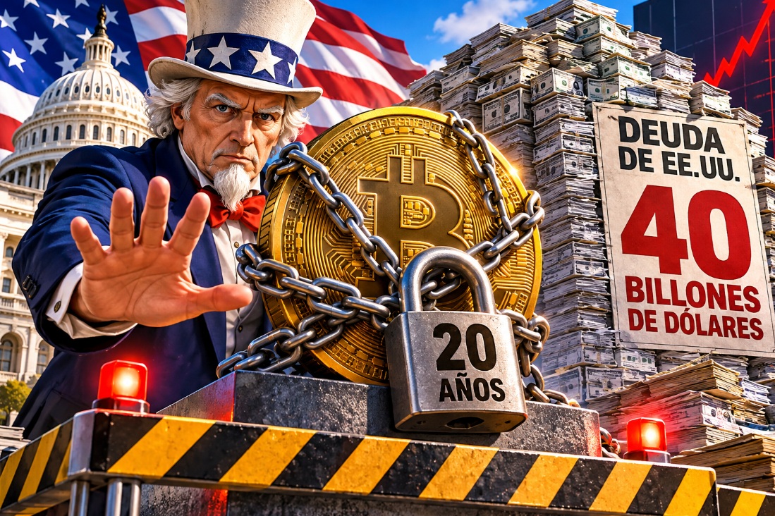 Is the US blocking Bitcoin for 20 years against a backdrop of over $40 trillion in debt?