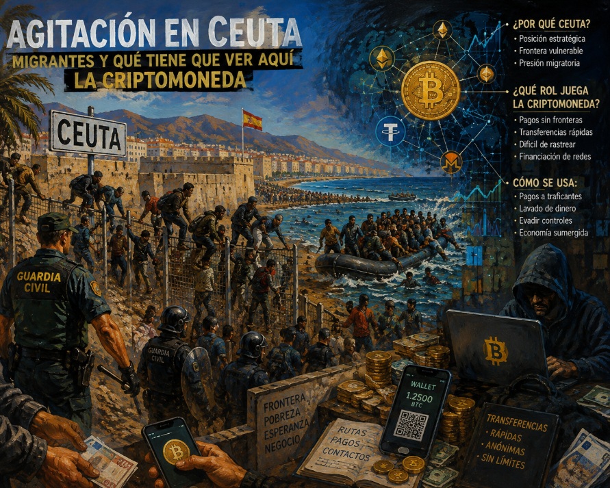 The turmoil in Ceuta, migrants and what cryptocurrency has to do with it