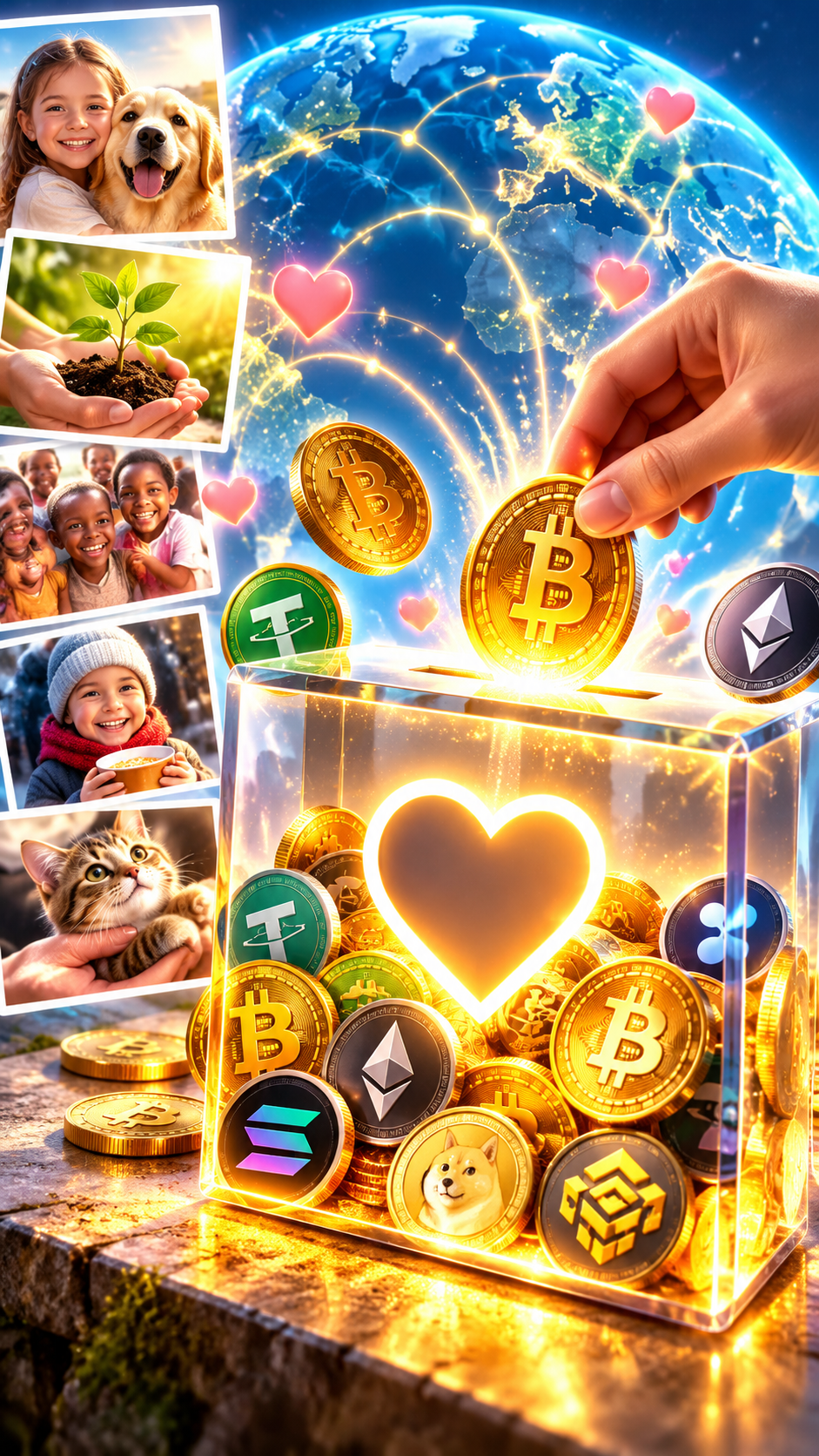 Crypto donations: how charitable organisations can accept Bitcoin, Ethereum and other tokens